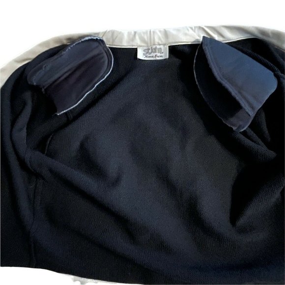 St John Neiman Marcus Women Formal Top 8 Satin Santana Knit Vintage Shoulder Pad - Picture 8 of 12